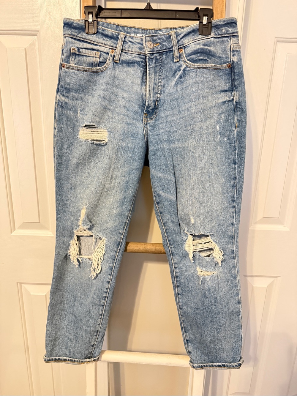 Old Navy Light Blue Straight Leg Jeans